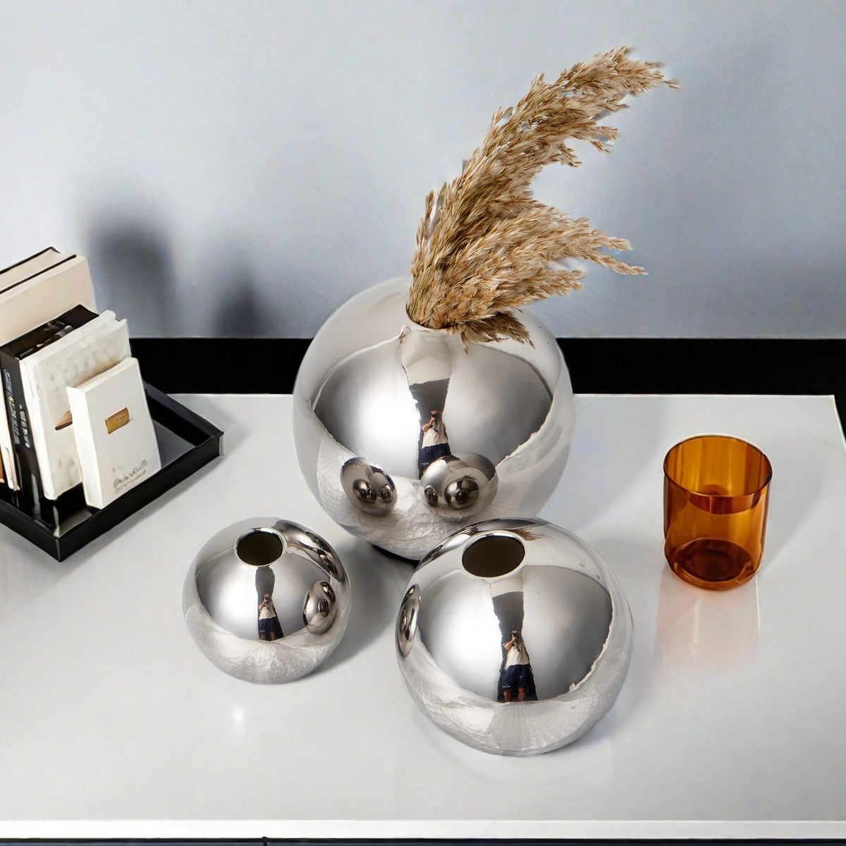 LivaForm runde dekorative Vase