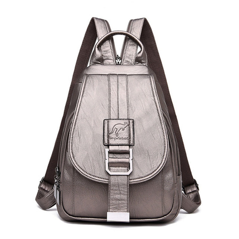 Beatrice - Stilvolle und vielseitige Rucksack mit Klappverschluss