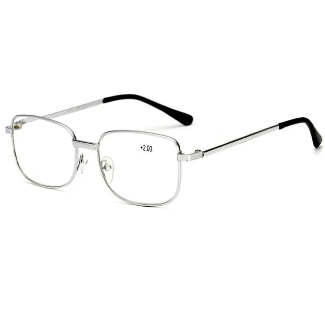 Lesebrille mit Metallrahmen