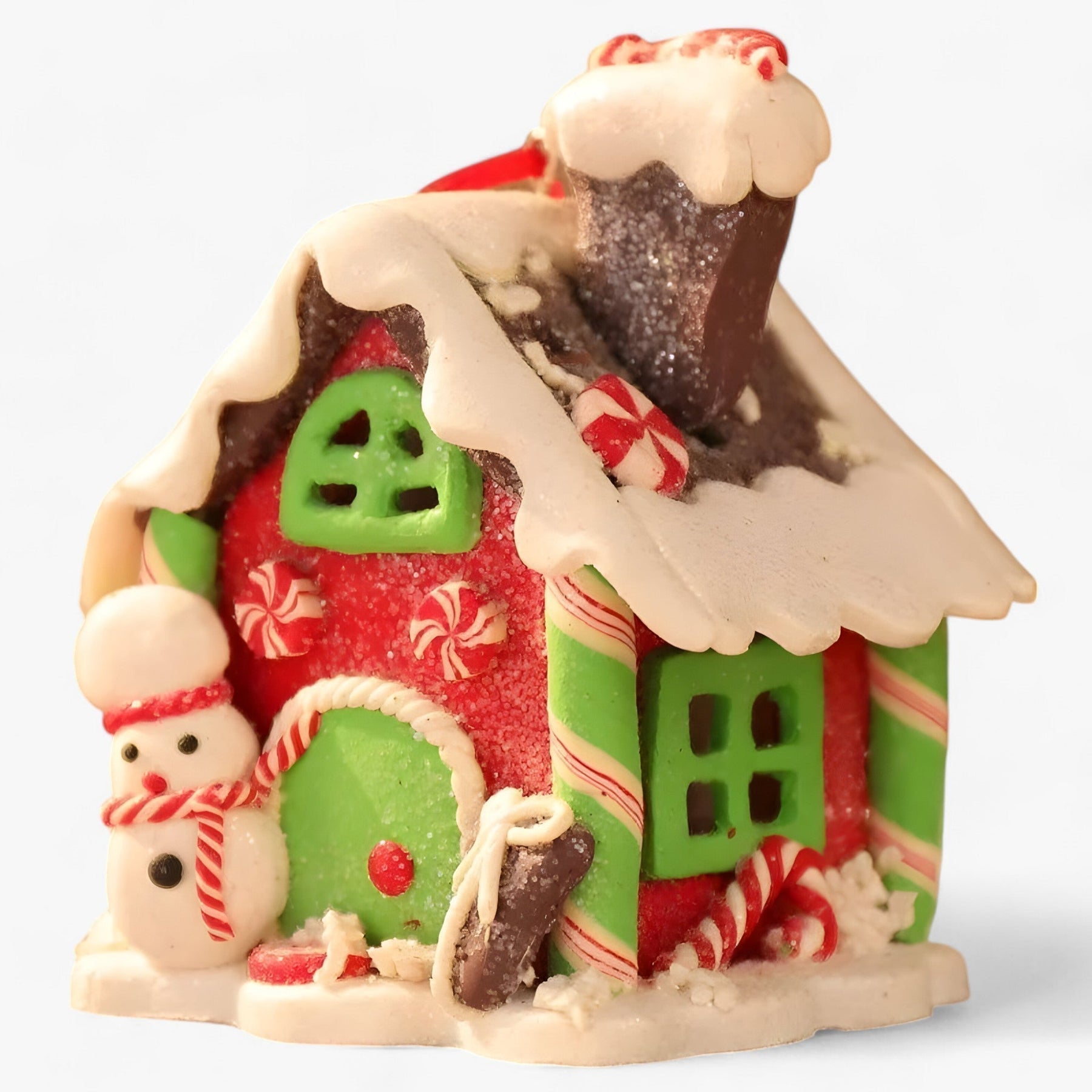 Hängendes Weihnachtslebkuchenhaus