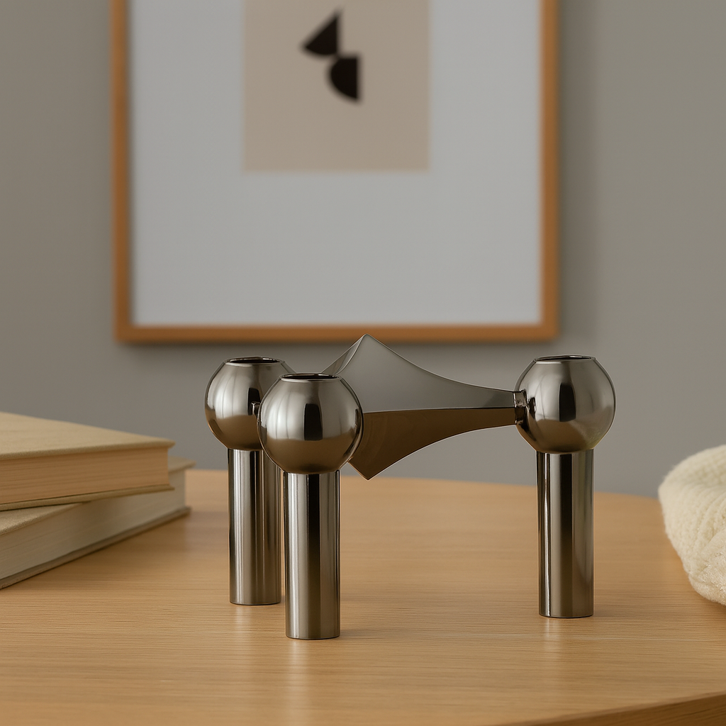 Silverscape | Moderner nordischer Kerzenständer