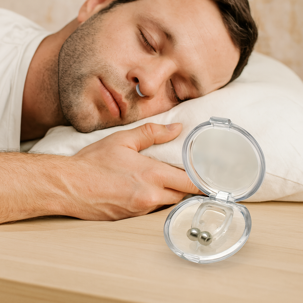 SomnoEase | Magnetischer Anti-Schnarch-Nasenclip