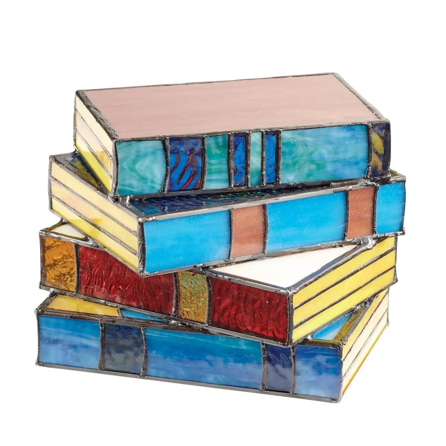GlassNovel - Leselampe aus farbigem Glas
