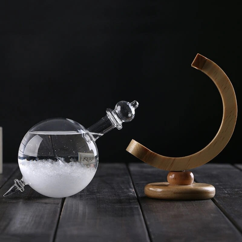 TempestGlobe – Eleganter Glas-Sturmvorhersager