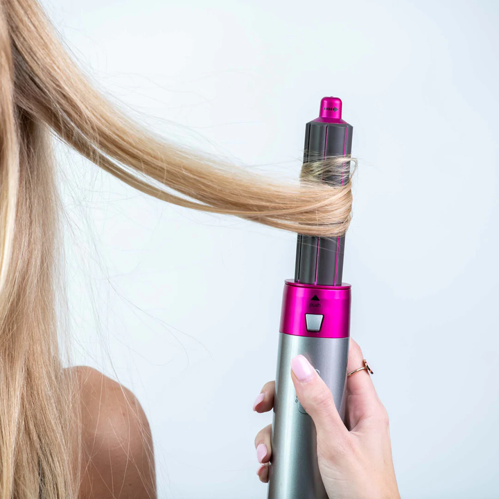 AeroFlow Rundbürste Haartrockner – Professionelles Styling mit einstellbarer Wärme & Geschwindigkeit