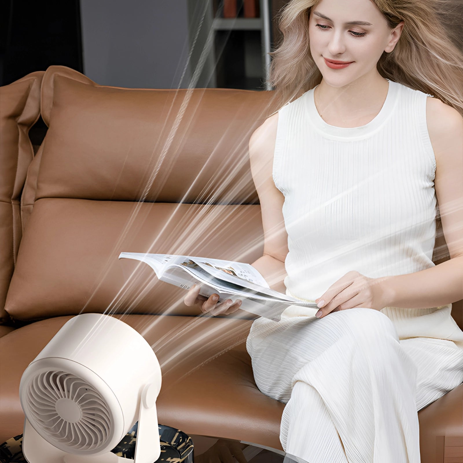 BreezeFlow bladloser Ventilator – Geräuscharm & Energieeffiziente Kühlung