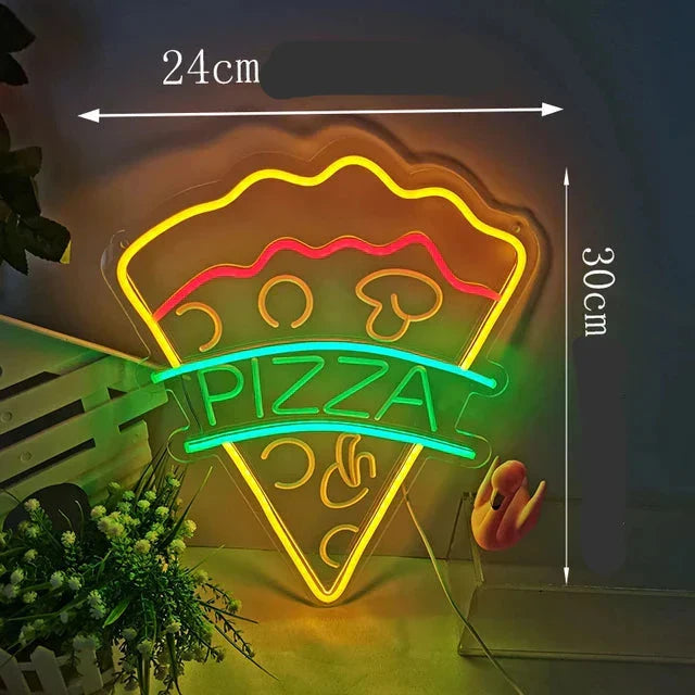 GlowBite Neon Fastfood Natlys – Schaffe eine trendige und lustige Atmosphäre