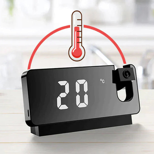 LumiTime Smart Projektionswecker mit LED-Display – Stilvoll und Praktisch