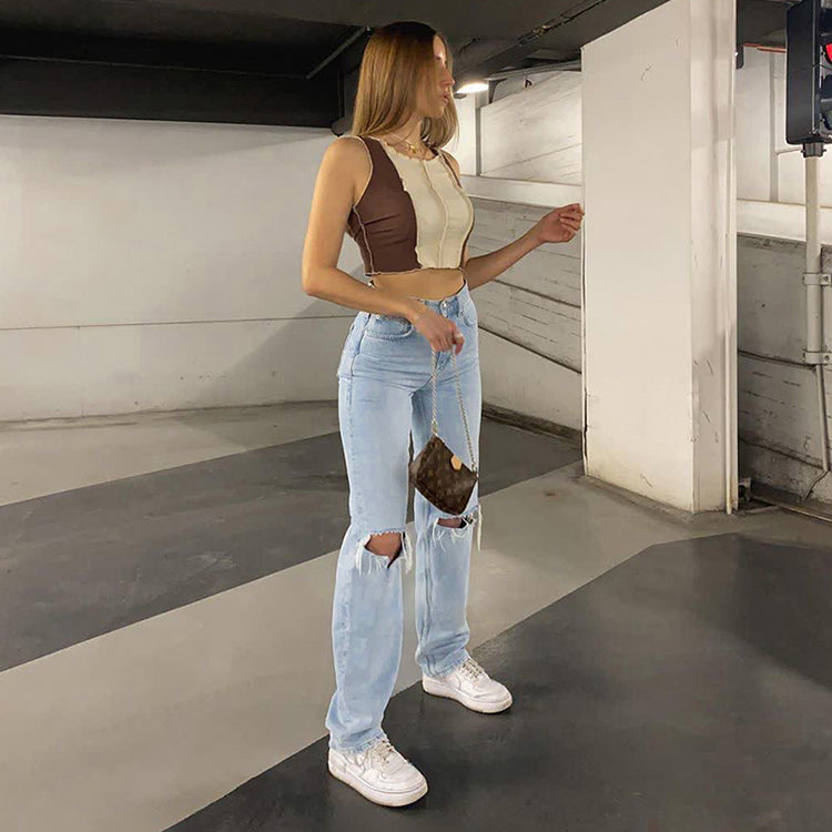 Stylische Baggy-Jeans für Damen