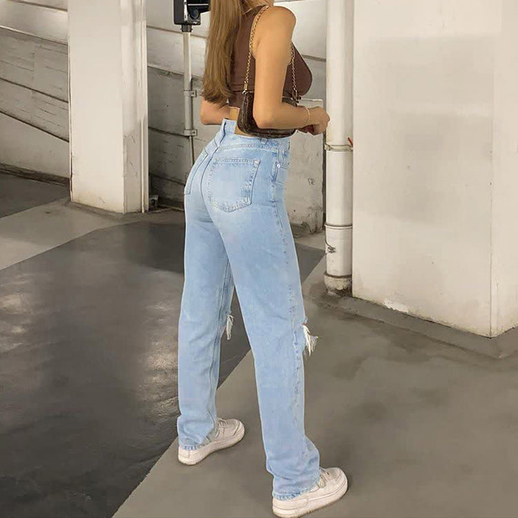 Stylische Baggy-Jeans für Damen