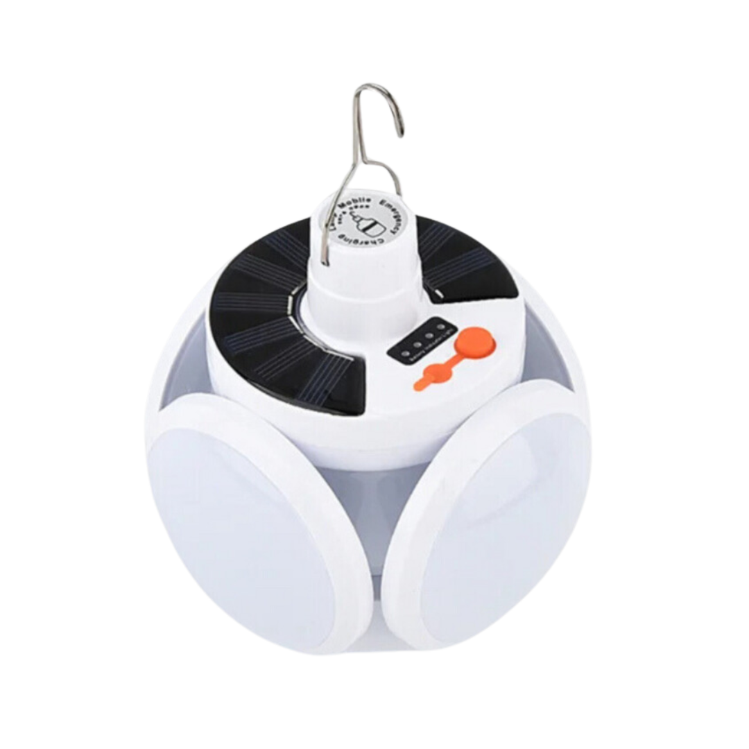SolarGlow – Solarbetriebene Außenlampe mit USB-Ladefunktion