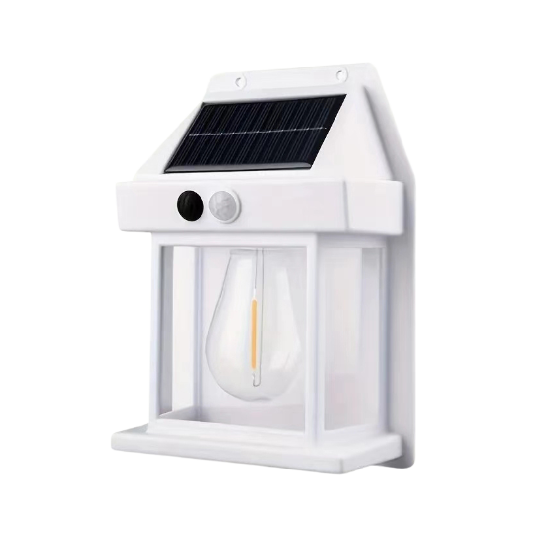 Solarbetriebenes Außenlicht mit Bewegungssensor und automatischem Einschalten