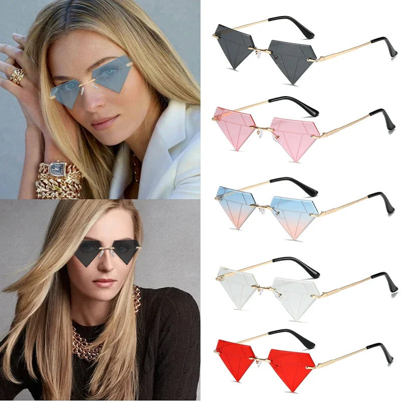 Clara Diamantförmige Sonnenbrille mit UV400 Schutz – Elegantes und modernes Design