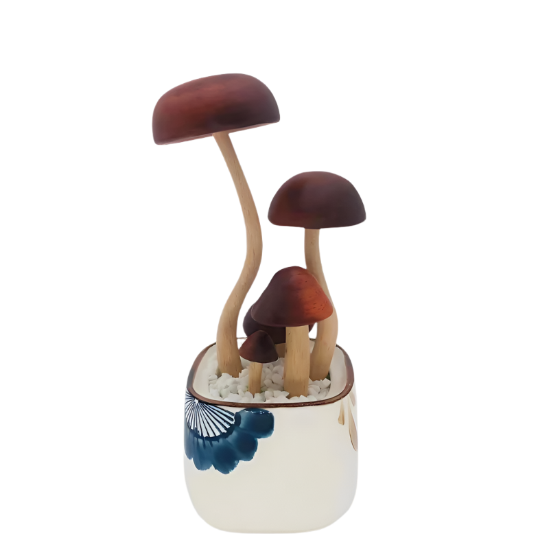 WhimsiShroom Indoor Dekoration – Verspieltes Pilzarrangement