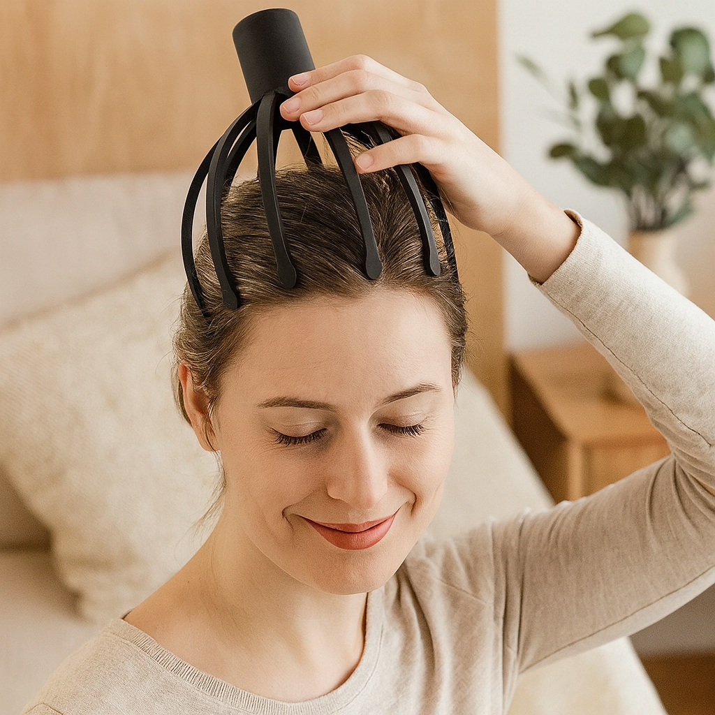 Veyora | Elektrischer Octopus Claw Kopfhautmassager