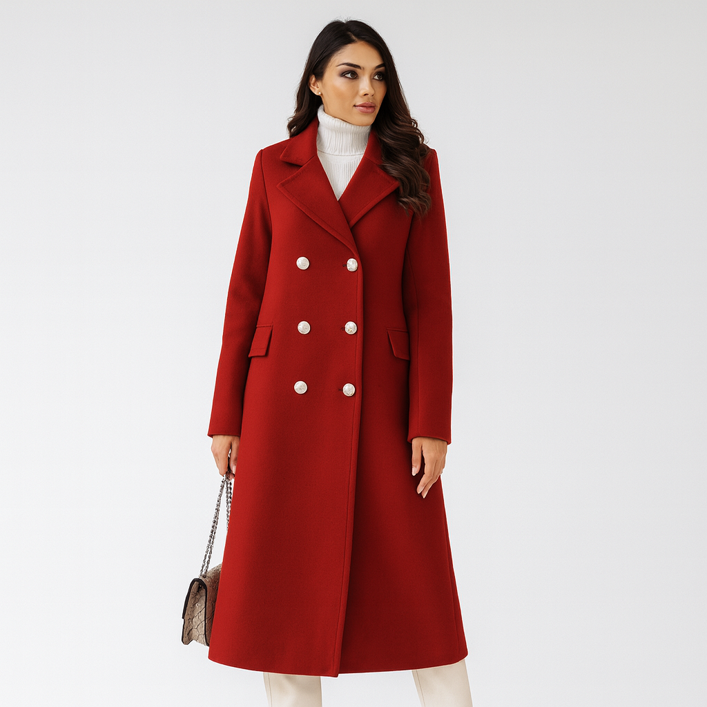 Victoria | Luxuriöser, langer, locker geschnittener Mantel