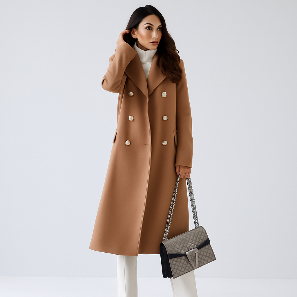 Victoria | Luxuriöser, langer, locker geschnittener Mantel