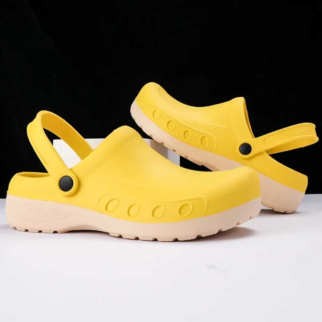 Michael - Leichte und komfortable Slip-On Holzclogs