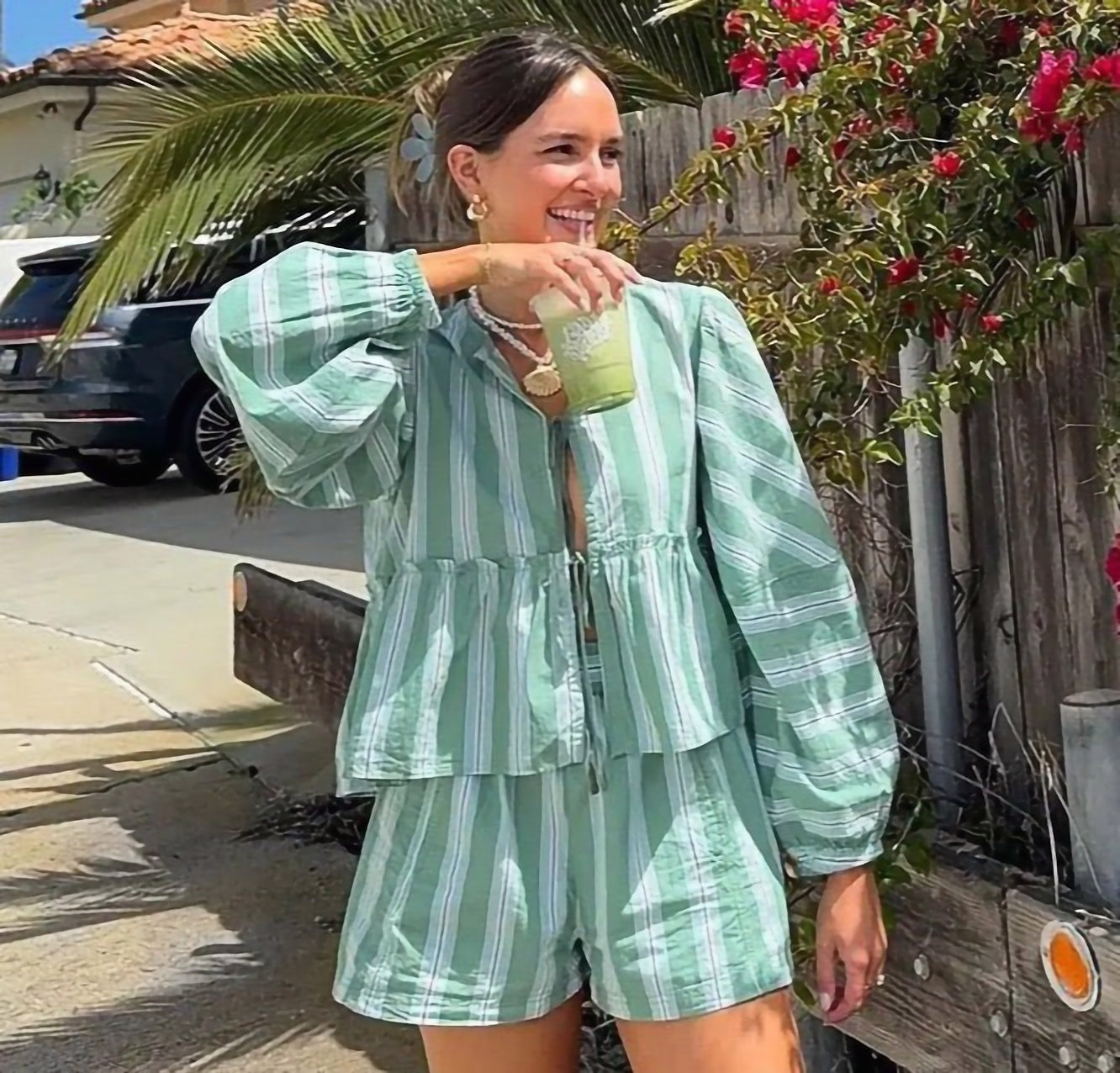 Isabella Elegantes Sommer Set – Feminines und Stilvolles Zweiteiliges Outfit