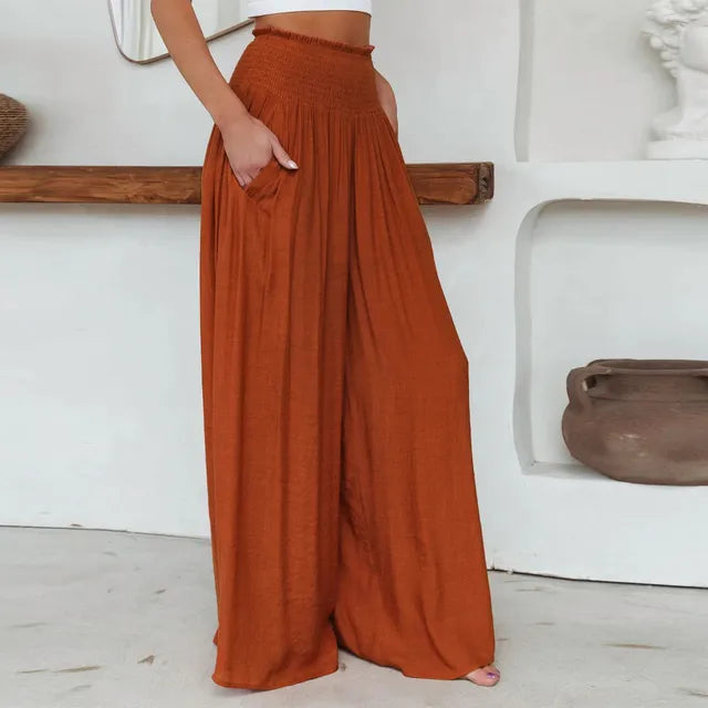 Lera Soft | Modische hochtaillierte Hose