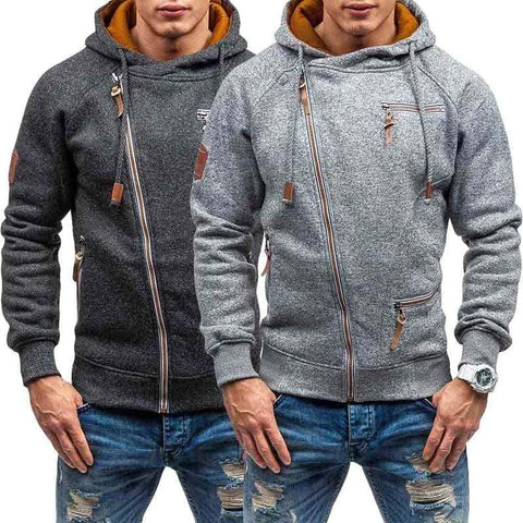 Loui - Kapuzenpullover mit Reißverschluss und mehreren Taschen