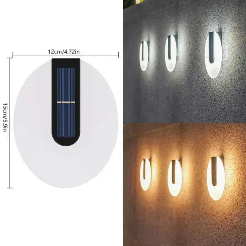 Elegante LED Außenwandleuchte