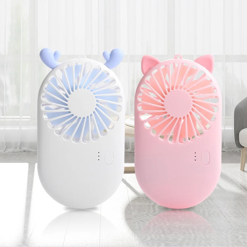 CoolFlow Tragbarer USB Wiederaufladbarer Handventilator
