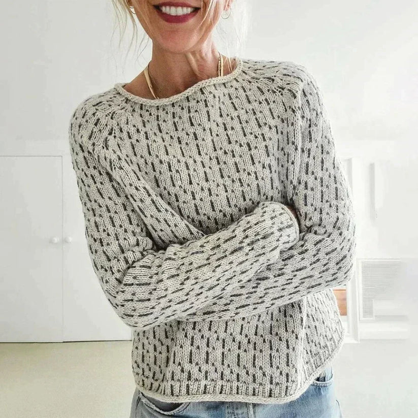 Noemi - Lässiger Streifenmuster Pullover