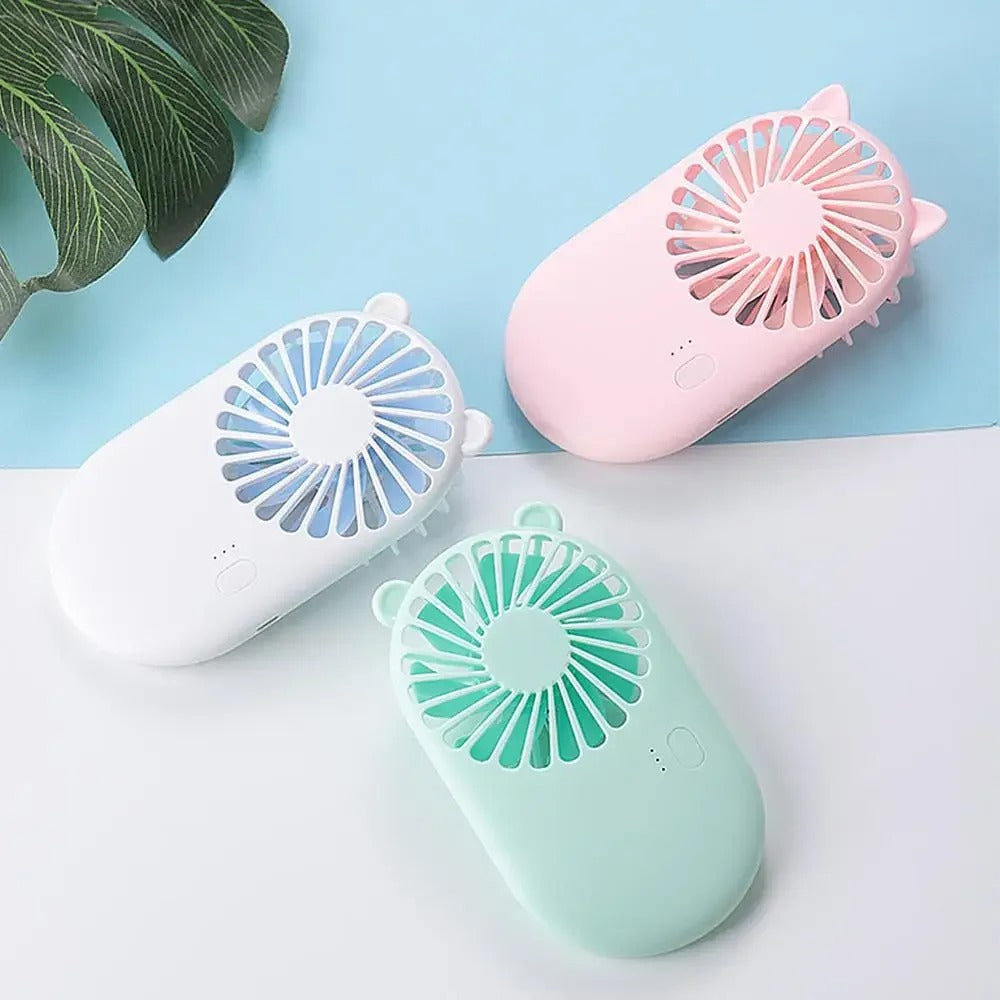 CoolFlow Tragbarer USB Wiederaufladbarer Handventilator