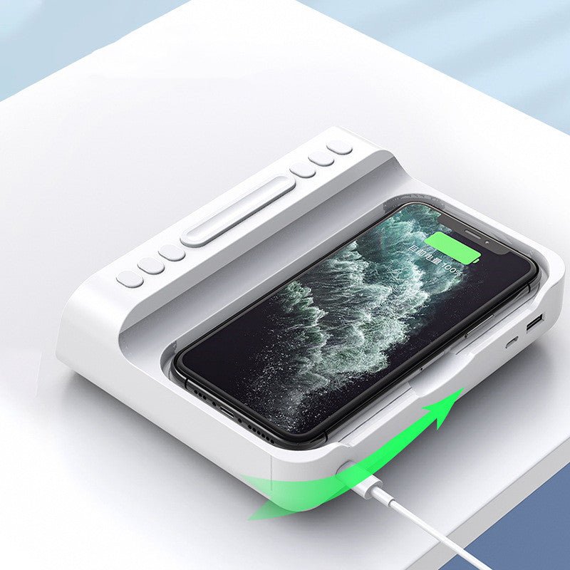 ChargeTime Pro – Digitaler Wecker mit drahtloser Ladung und großem Display