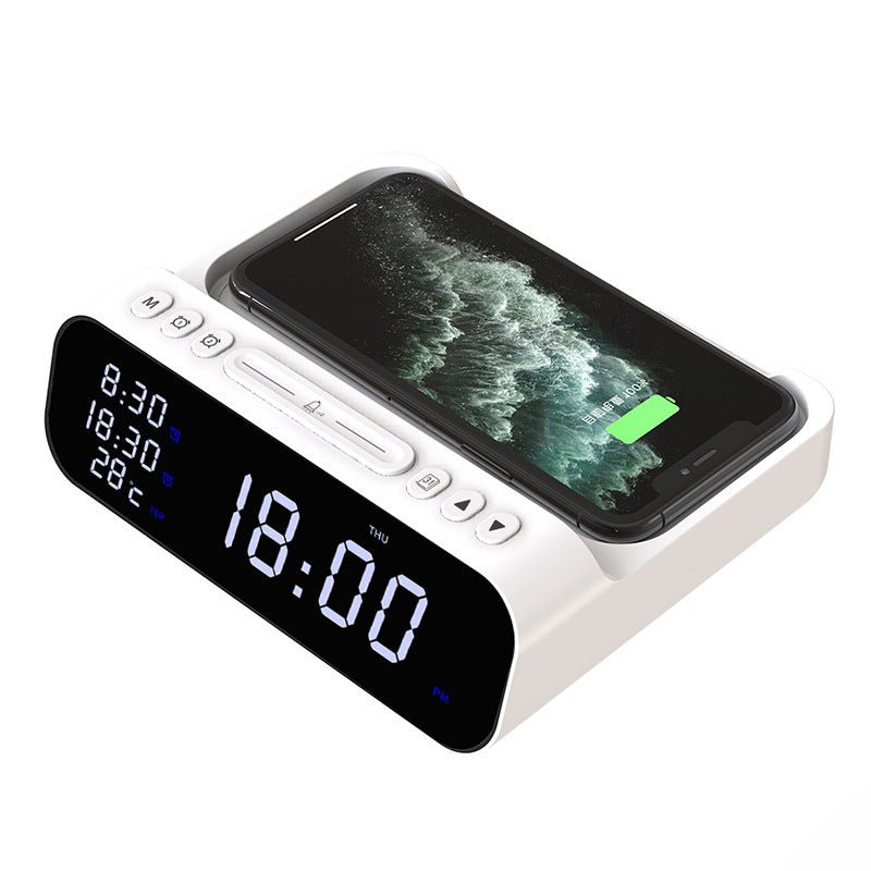 ChargeTime Pro – Digitaler Wecker mit drahtloser Ladung und großem Display