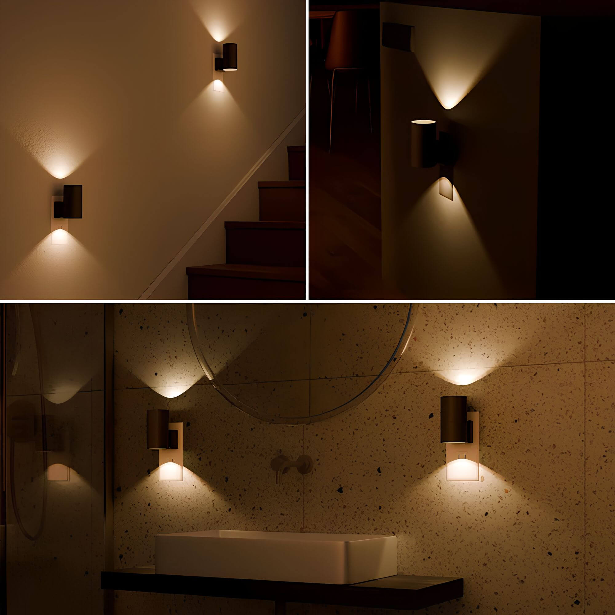 LumiGlow Dimmbare LED Nachttischlampe