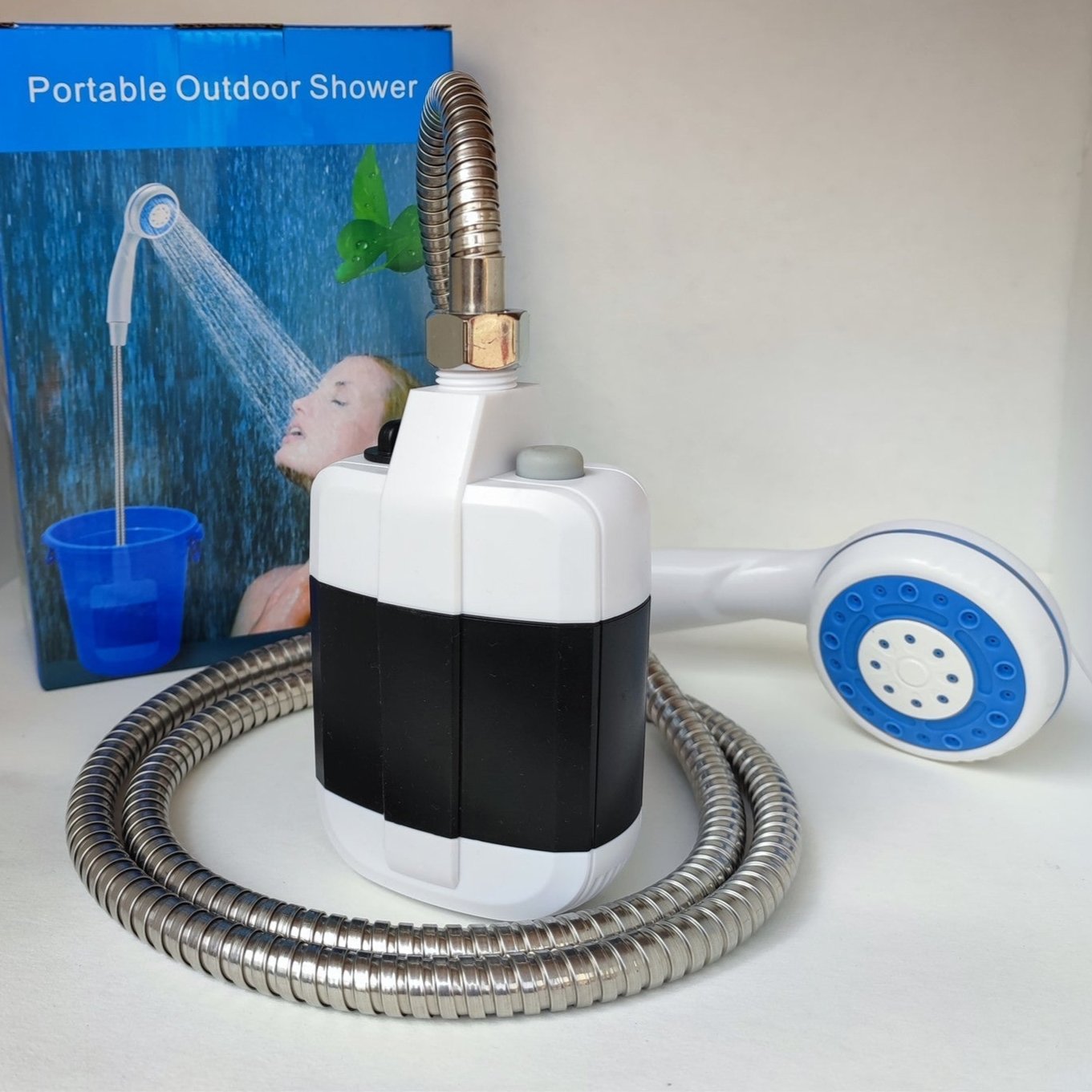 Aquacharge tragbare elektrische Dusche