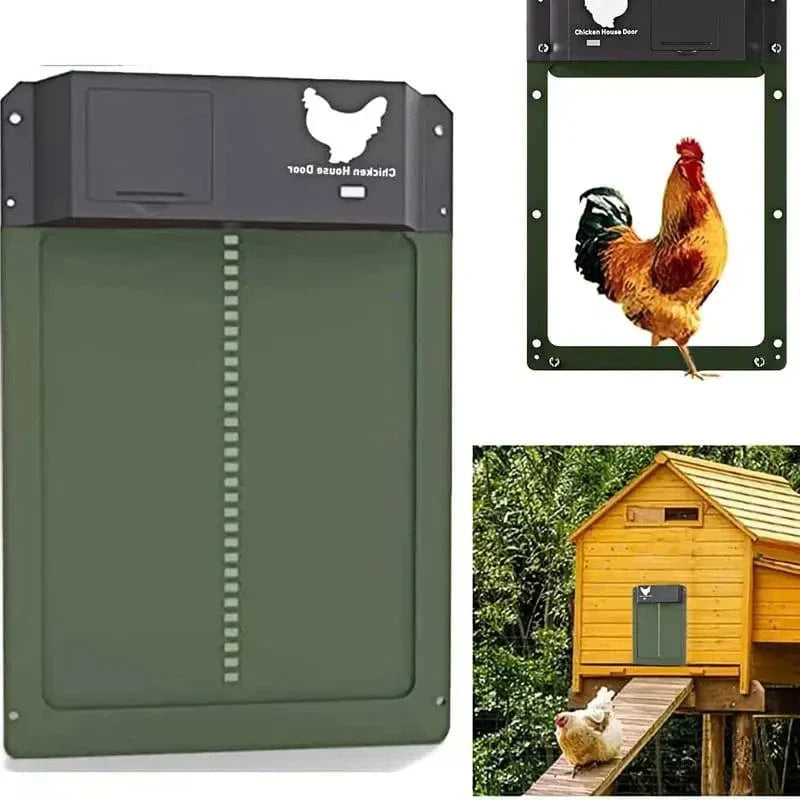 FarmGuard – Automatische Hühnerklappe für sicheren Stallzugang