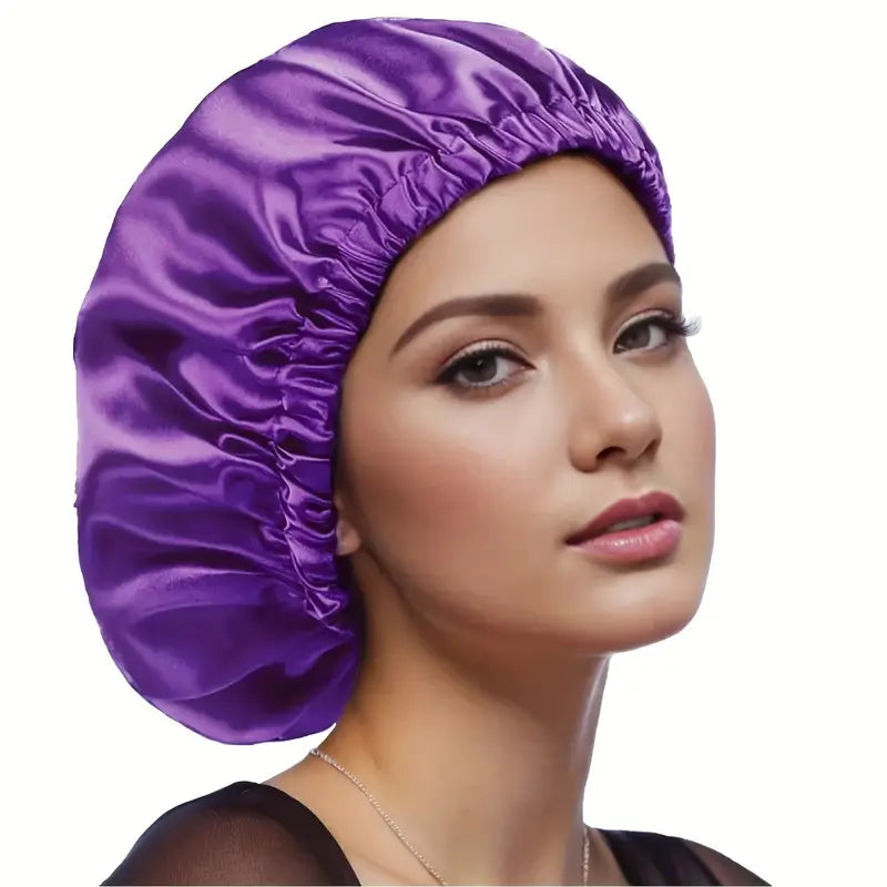 Sienna Satin Schlafhaube – Wendbar & Verstellbar Schlaf-Turban |1+1 Gratis