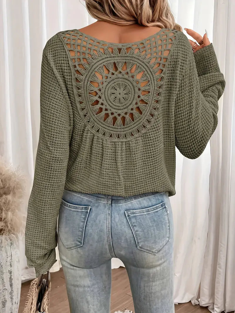 Susana | Boho Häkelpullover