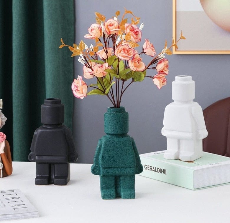 RoboBloom Moderne Robot Blumentöpfe – Einzigartige Dekoration für Ihr Zuhause