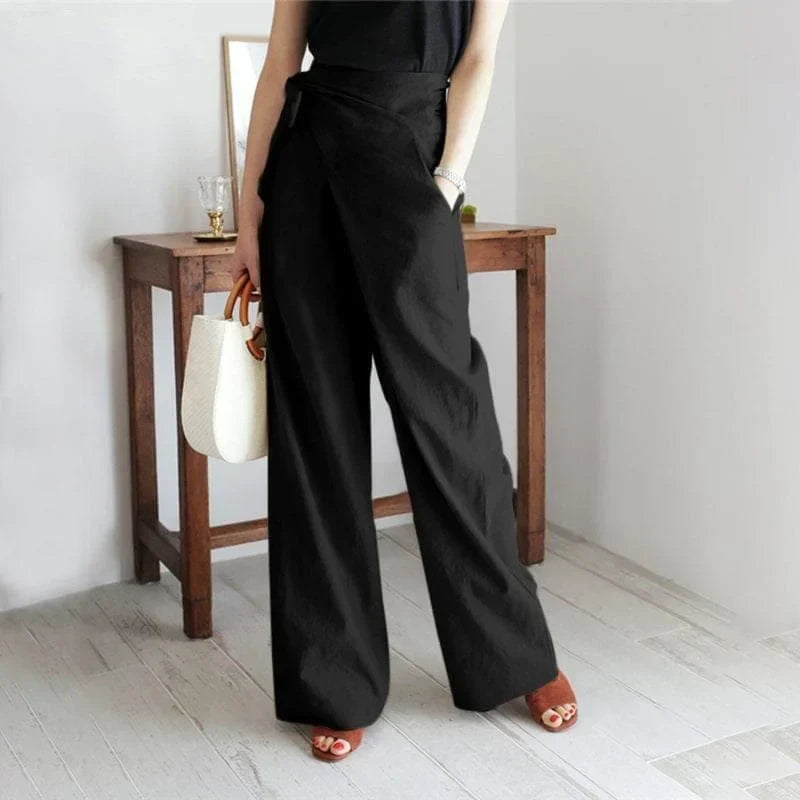 Marjorie | Trendy Hohe Taillen Wickelhose