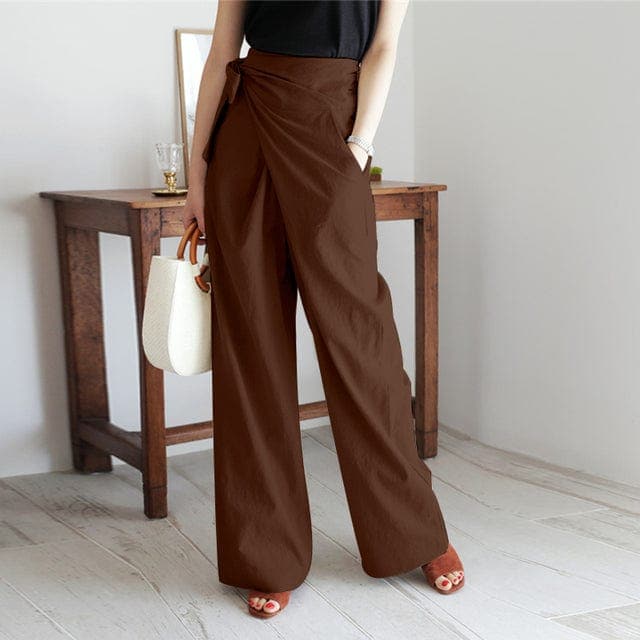 Marjorie | Trendy Hohe Taillen Wickelhose