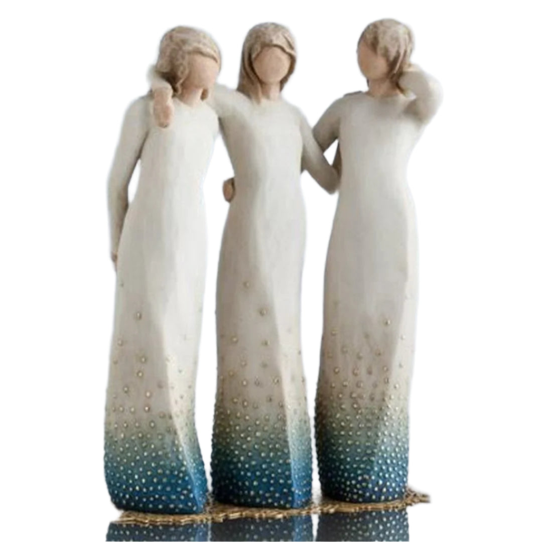 SisterSoul Harzfigur – Herzliches Schwesternschaft Ornament