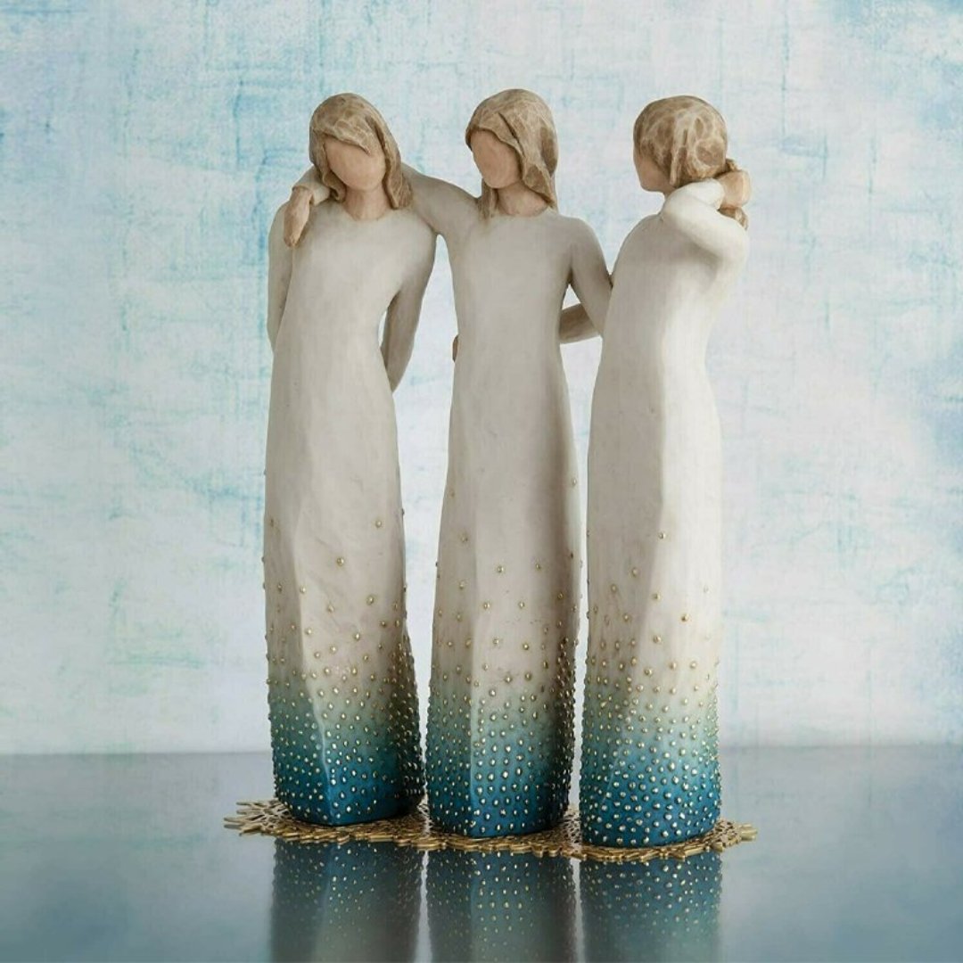 SisterSoul Harzfigur – Herzliches Schwesternschaft Ornament