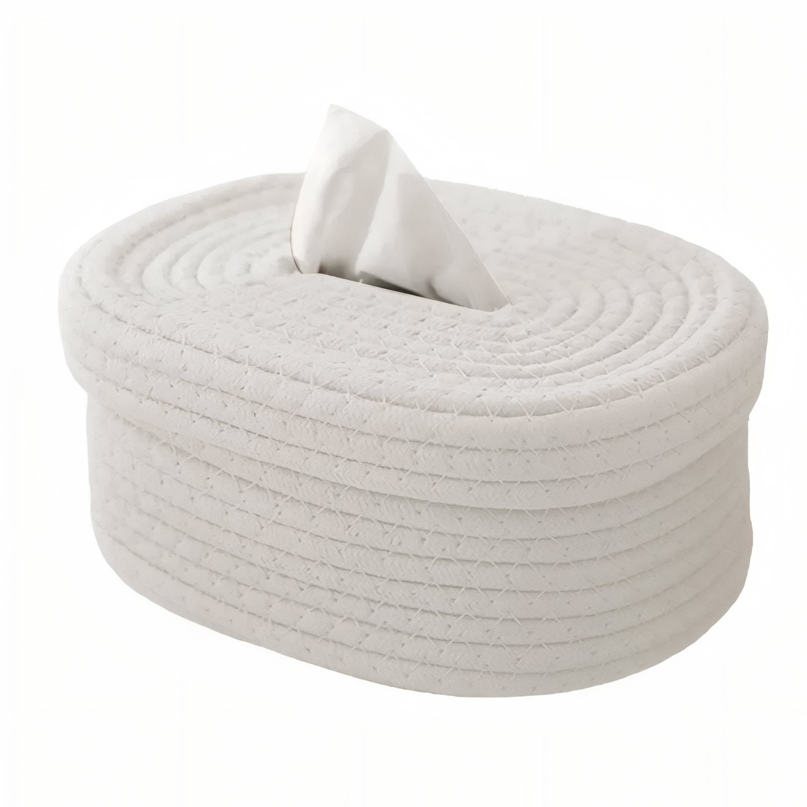 TissuElegance - Ovales Kissenbezug aus Tissue mit stilvollem Design