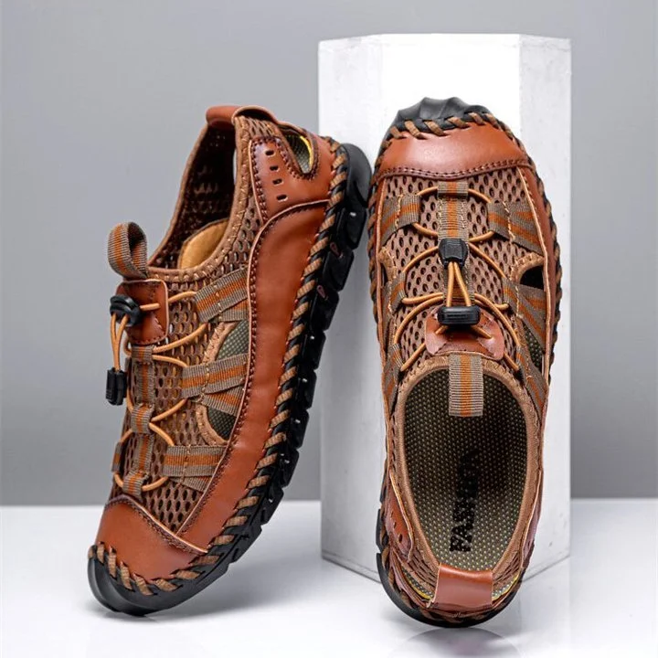 AntonTrek - Robuste Sandalen mit Mesh-Details und Nähten