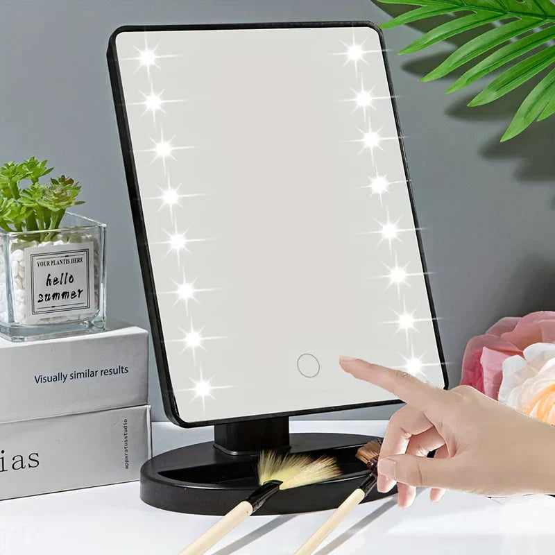 LumiTouch LED Make-up Spiegel mit Touch-Steuerung – Perfekte Beleuchtung für makelloses Make-up