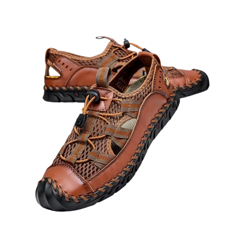AntonTrek - Robuste Sandalen mit Mesh-Details und Nähten