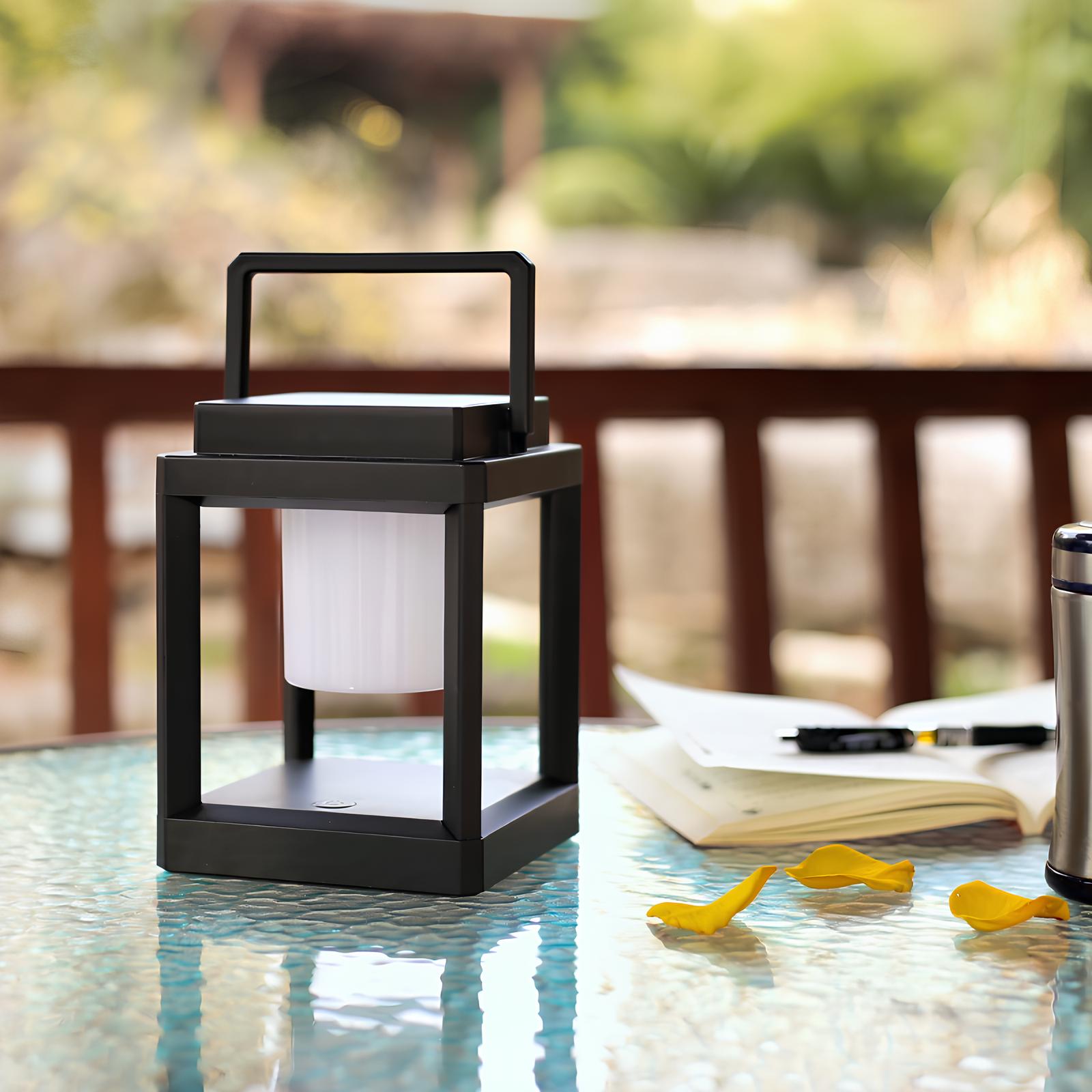 Lyssol Tragbare Solarlampe mit Verstellbarer Außenbeleuchtung