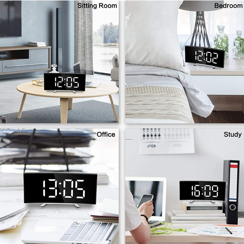 GlowTime - Modernes digitales Weckeruhr