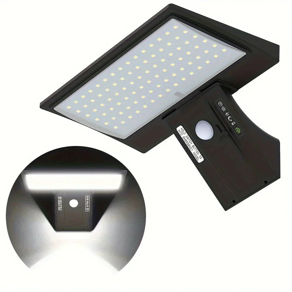 LumiGuard Solarbetriebene Wandleuchte mit Bewegungssensor