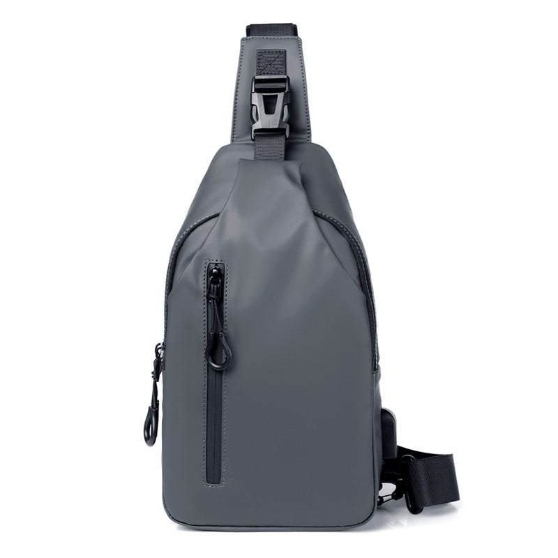 Dion - Schwarzer Crossbody-Rucksack für Männer