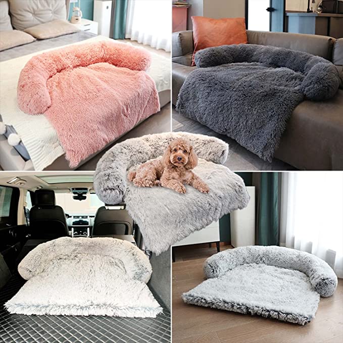 SnuggleNest - Plüsch Schlafsofa für Haustiere für ultimativen Komfort und Entspannung